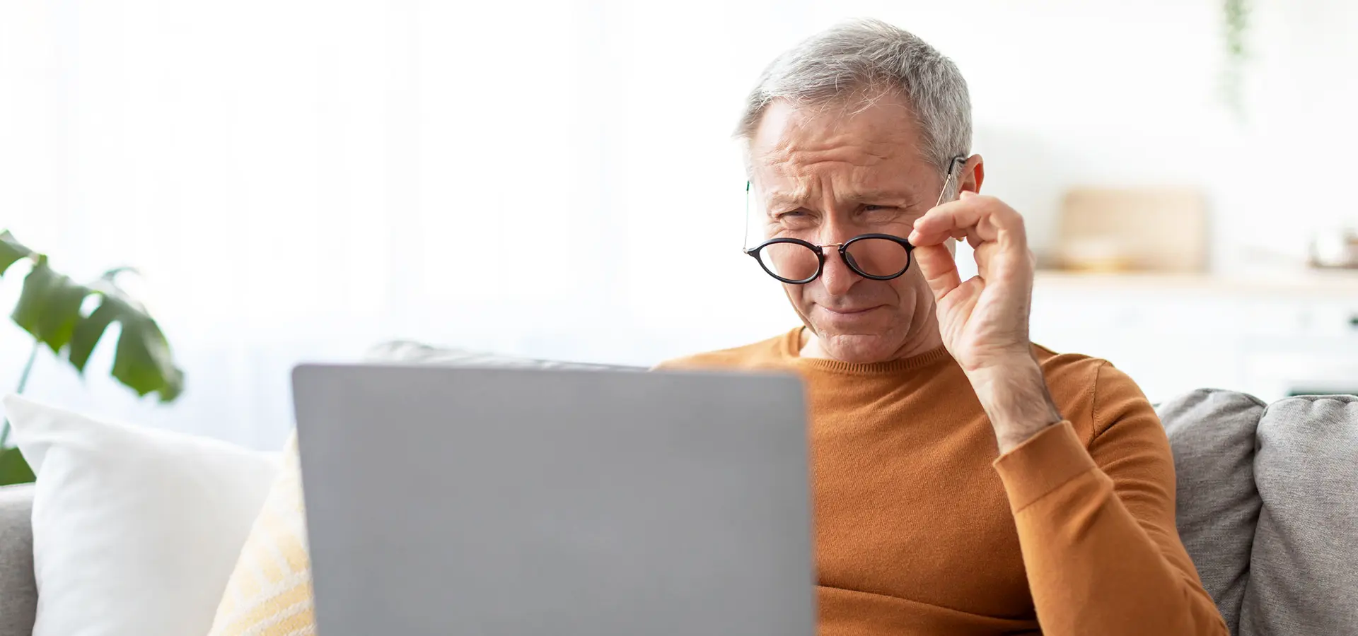 Adult having a presbyopia eye test at Eyecare Concepts Melbourne